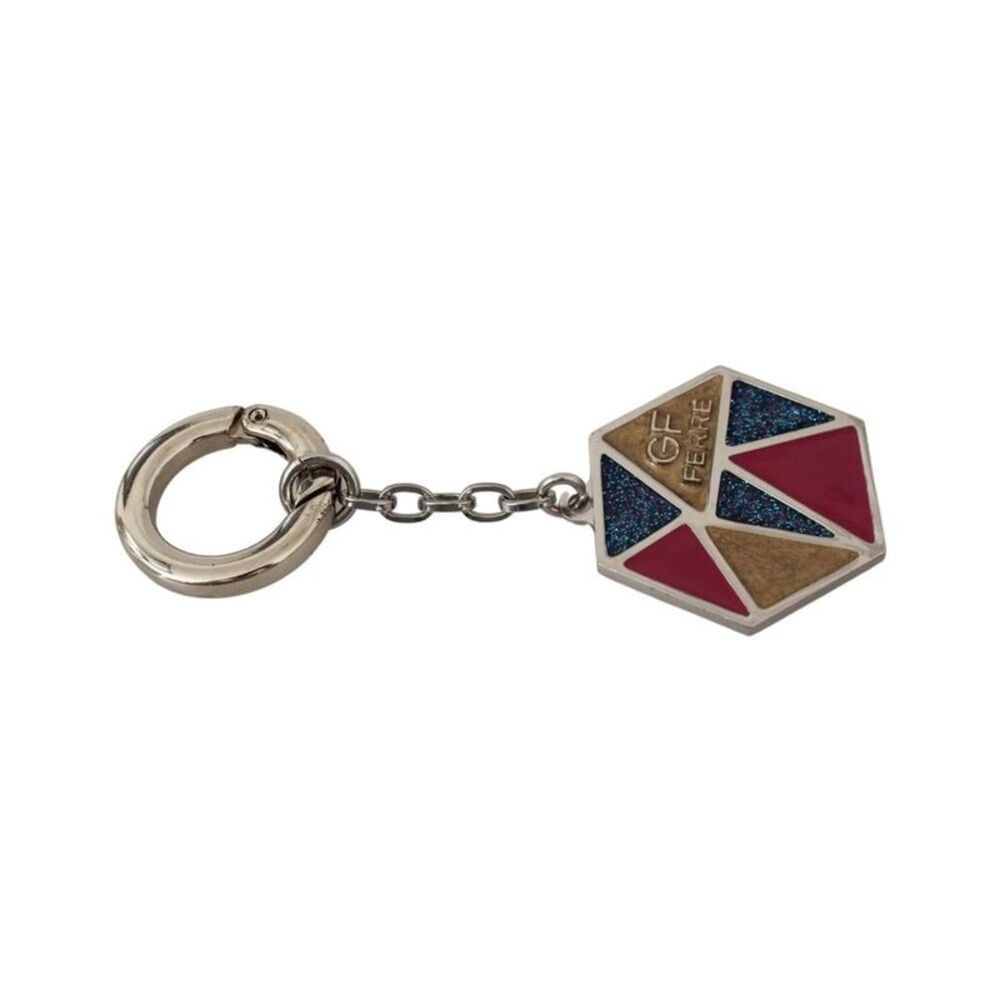 Ferre Metal Keychain with Sleek Design Men Blue Keychains